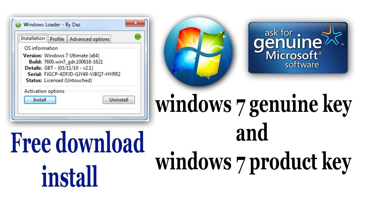 windows 7 loader free download for 32 bit